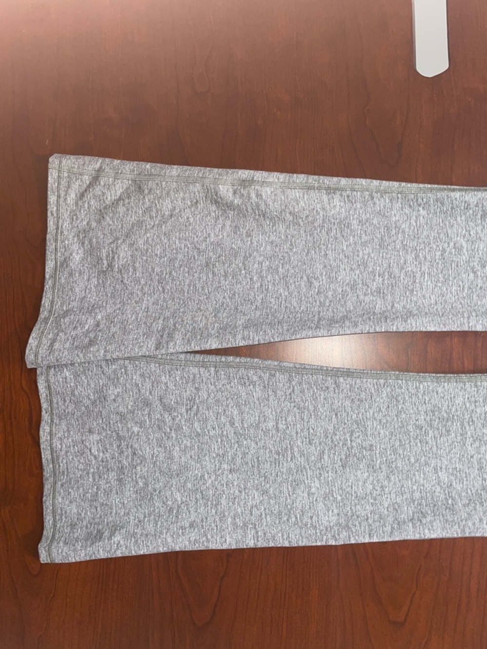 aerie Gray Fold-Over Waist Flare Leggings - Picture 5 of 5